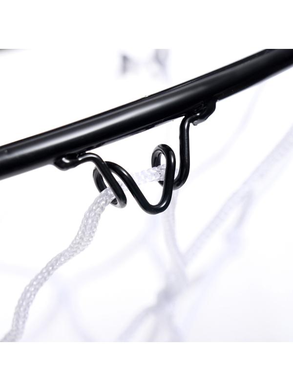 Баскетбольное кольцо с щитом «Настоящий мастер», мяч и насос в наборе, диаметр мяча 15 см, кольца 25 см