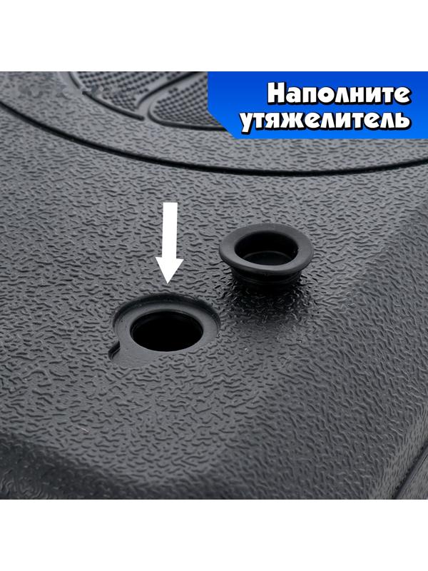 Баскетбольное кольцо с щитом и стойкой, мяч и насос в наборе, диаметр мяча 21 см, кольца 30 см