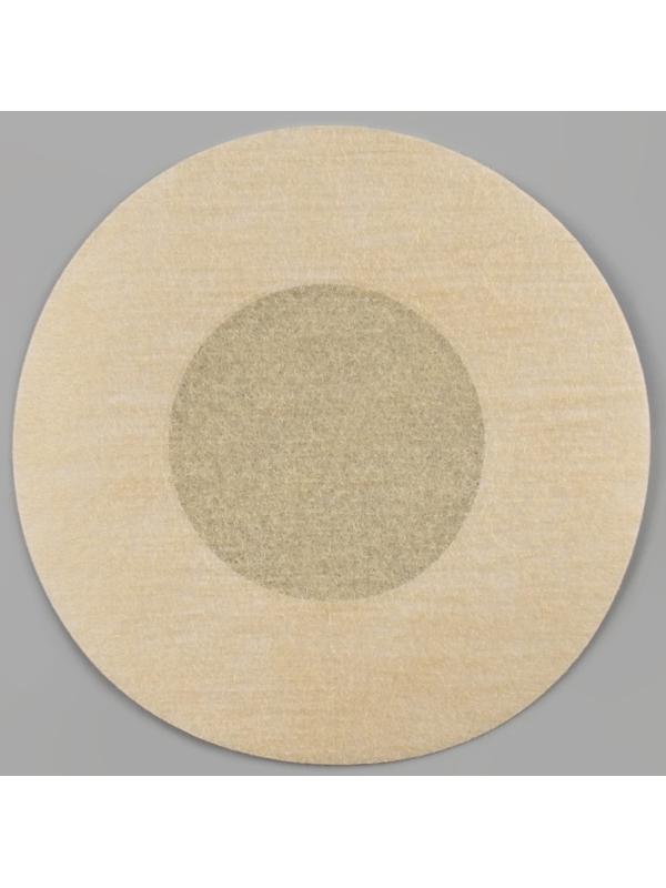 Стикини одноразовые, d = 6 см, 10 шт, цвет бежевый