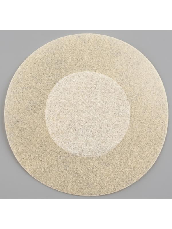 Стикини одноразовые, d = 6 см, 10 шт, цвет бежевый