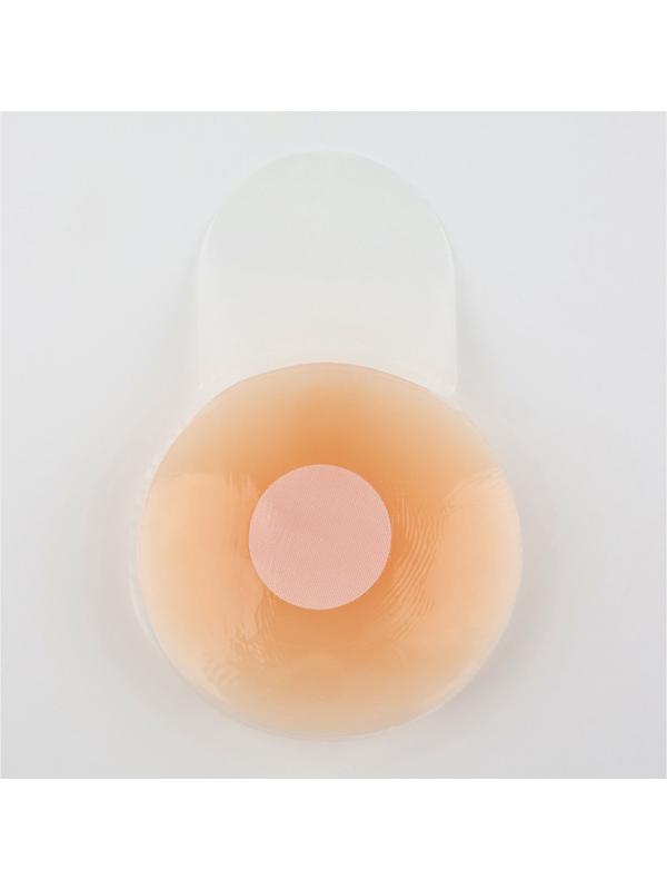 Стикини многоразовые, с подтяжкой, d = 6,5 см, цвет бежевый