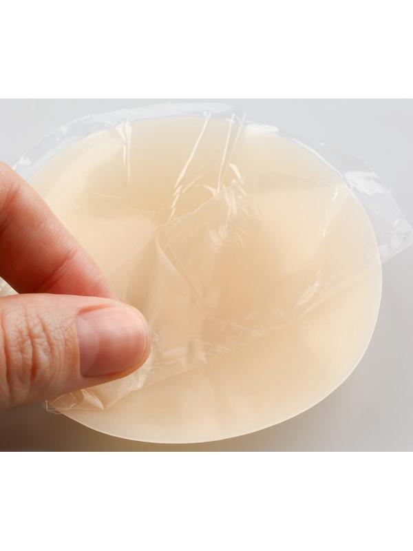 Стикини многоразовые, d = 8,5 см, цвет бежевый