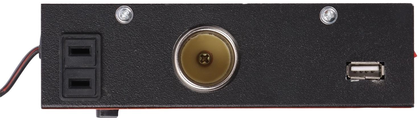 Инвертор автомобильный, 12-24 В, 150 Вт, 2 USB, провода 50 см