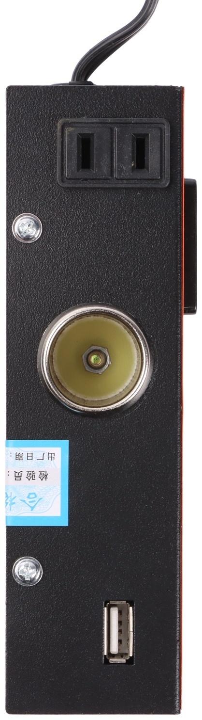 Инвертор автомобильный, 12-24 В, 150 Вт, 2 USB, провода 50 см