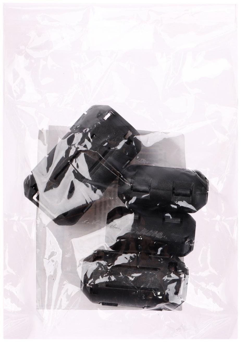 Шумоподавитель кабельных систем, набор 4 шт, с ферритовым сердечником, набор 4 шт, d-3,5,7,9 мм