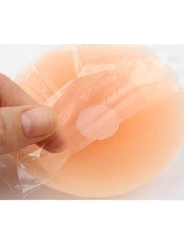 Стикини многоразовые, d = 10,5 см, цвет бежевый