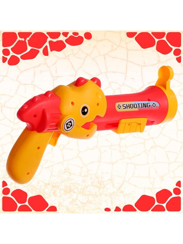 Пистолет «Дино», стреляет мягкими пульками и шариками, МИКС