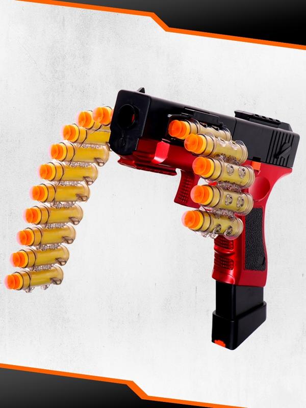 Пистолет «Глок», детский, аккумулятор, ленточная подача патронов, пули на присосках