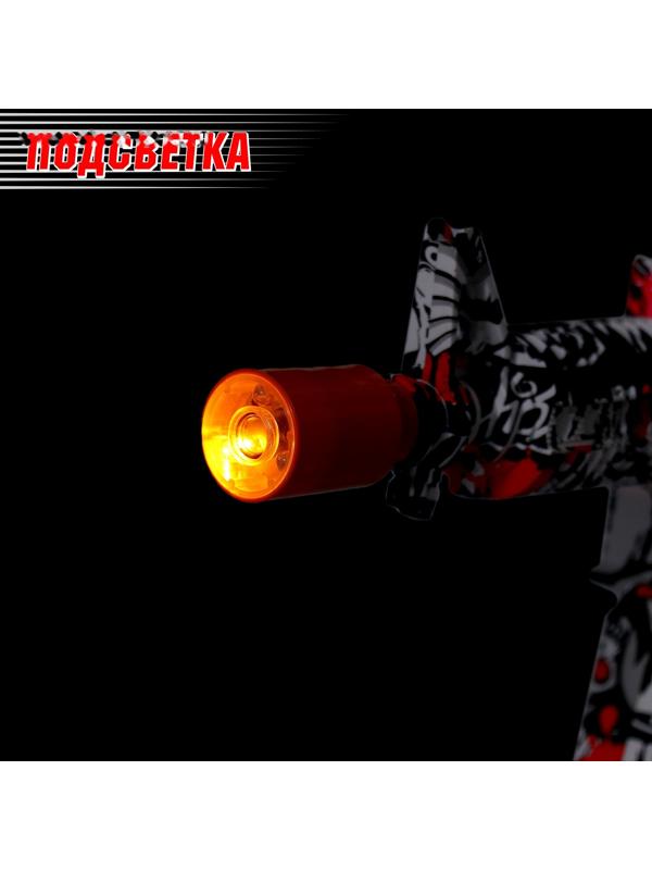 Автомат «Полуночь», работает от аккумулятора, световые эффекты , светящиеся пули