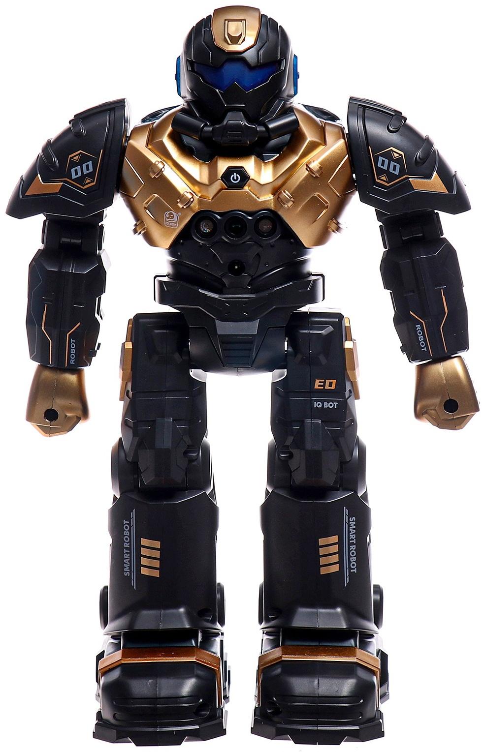 Радиоуправляемый робот «Герой. Умный робот», звуковые и световые эффекты, цвет золотой