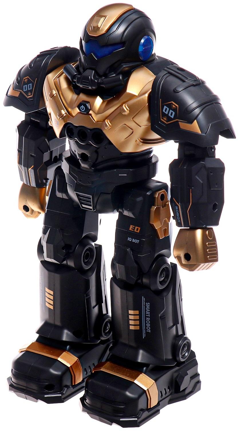 Радиоуправляемый робот «Герой. Умный робот», звуковые и световые эффекты, цвет золотой