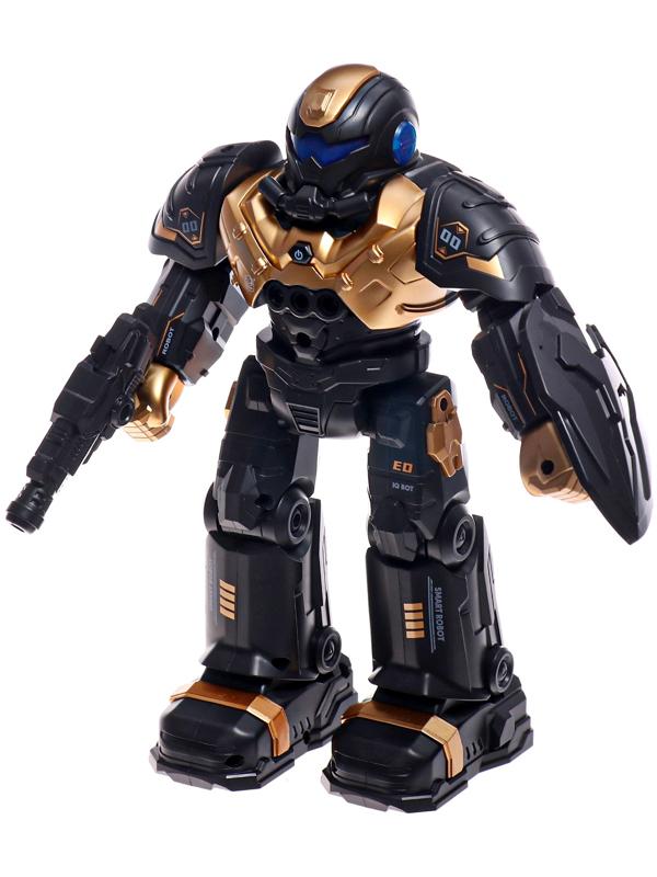 Радиоуправляемый робот «Герой. Умный робот», звуковые и световые эффекты, цвет золотой