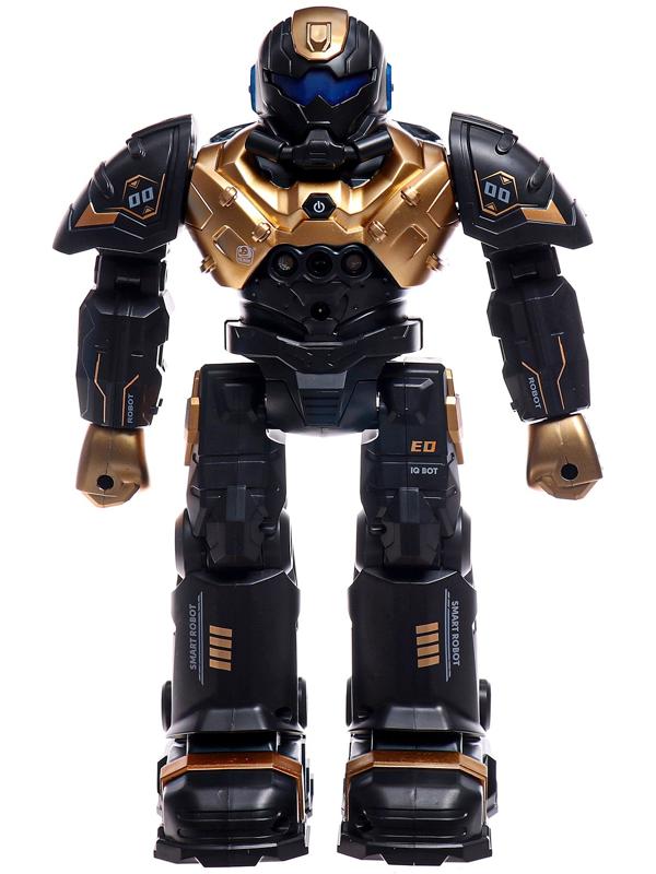Радиоуправляемый робот «Герой. Умный робот», звуковые и световые эффекты, цвет золотой