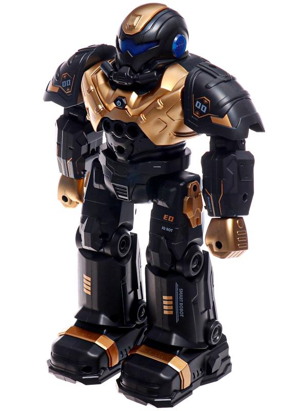 Радиоуправляемый робот «Герой. Умный робот», звуковые и световые эффекты, цвет золотой