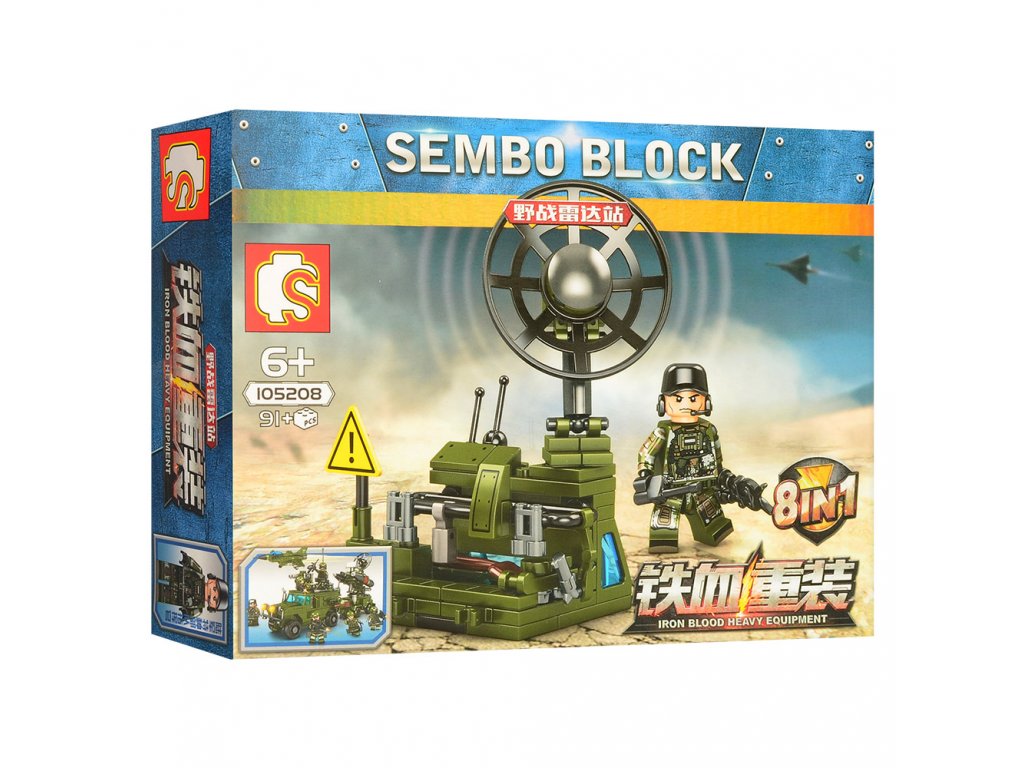 Конструктор Sembo Block «Военная Авиатехника» 105201-08 / 8 шт.