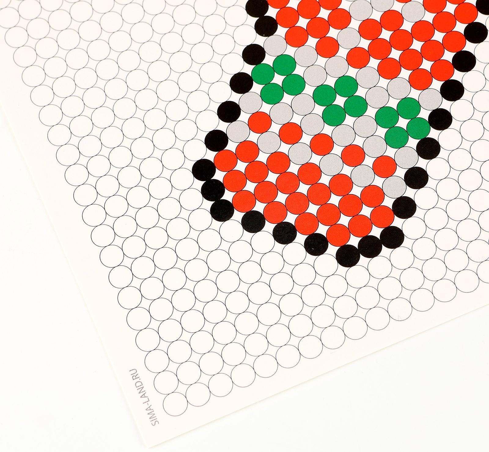 Термомозаика на новый год «Праздничная сказка» с пинцетом, набор для творчества