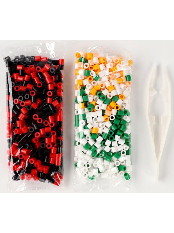 Термомозаика на новый год «Праздничная сказка» с пинцетом, набор для творчества