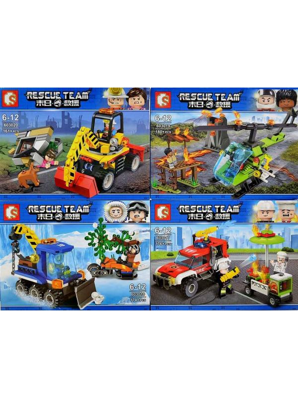 Конструктор Sembo Block «Городская техника» 603017-20 / 4 шт.