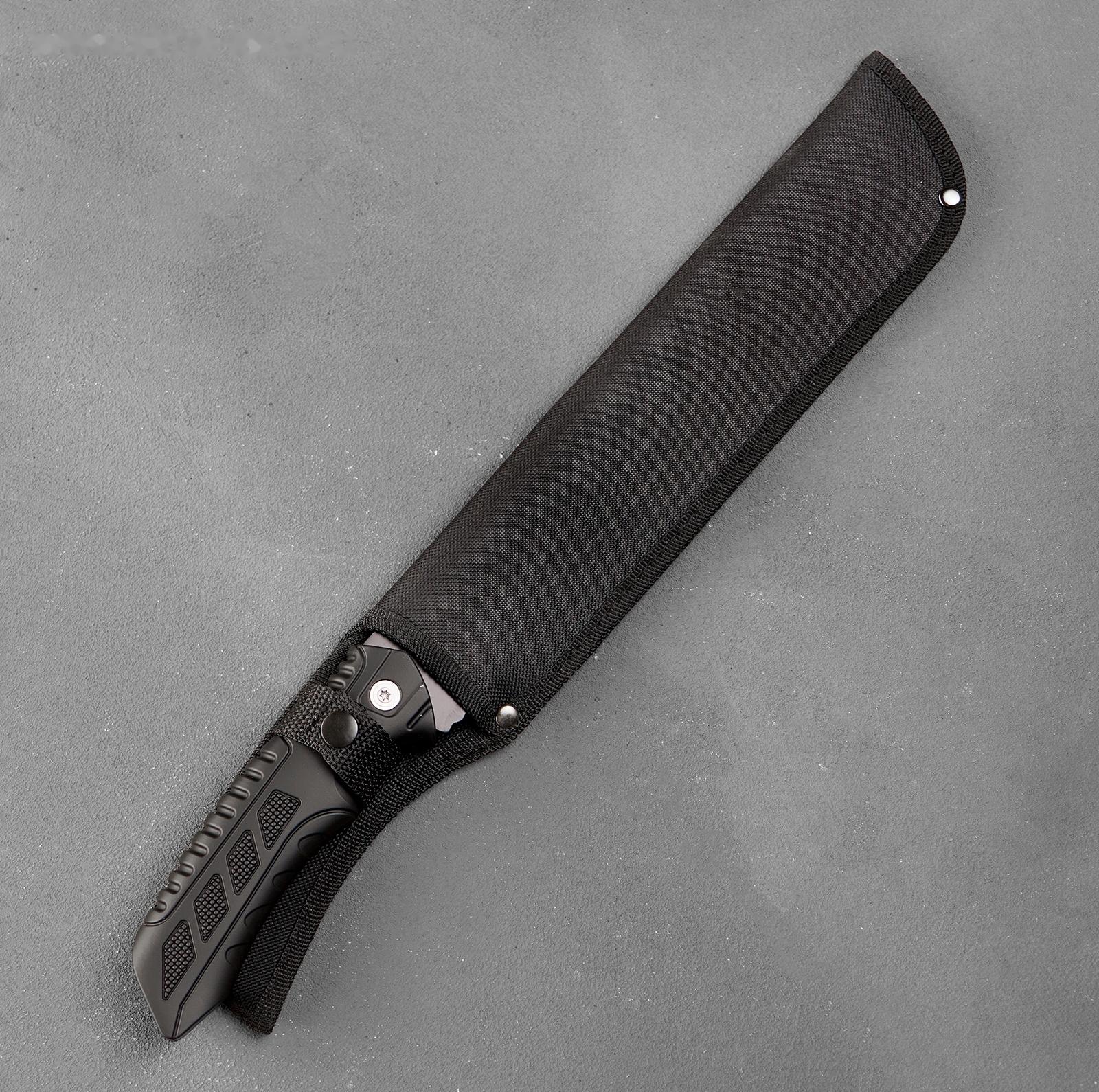 Нож-мачете туристический 40см, клинок 250мм/3мм, со стропорезом