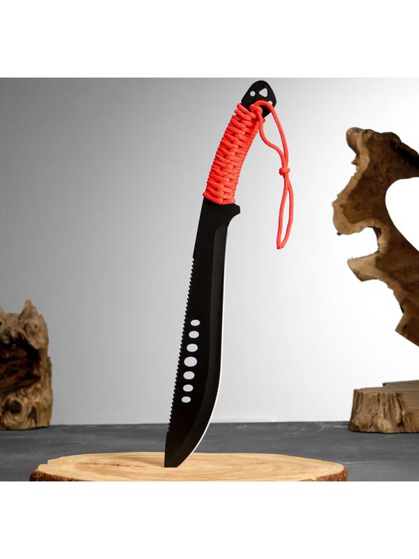 Нож-мачете туристический 43см, клинок 305мм/3мм, рукоять в оплетке