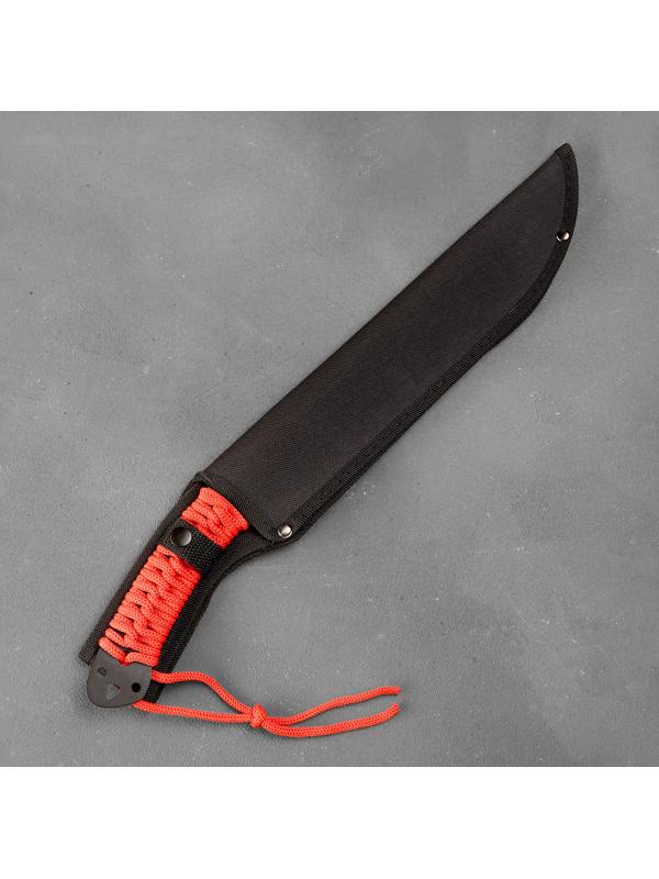 Нож-мачете туристический 43см, клинок 305мм/3мм, рукоять в оплетке