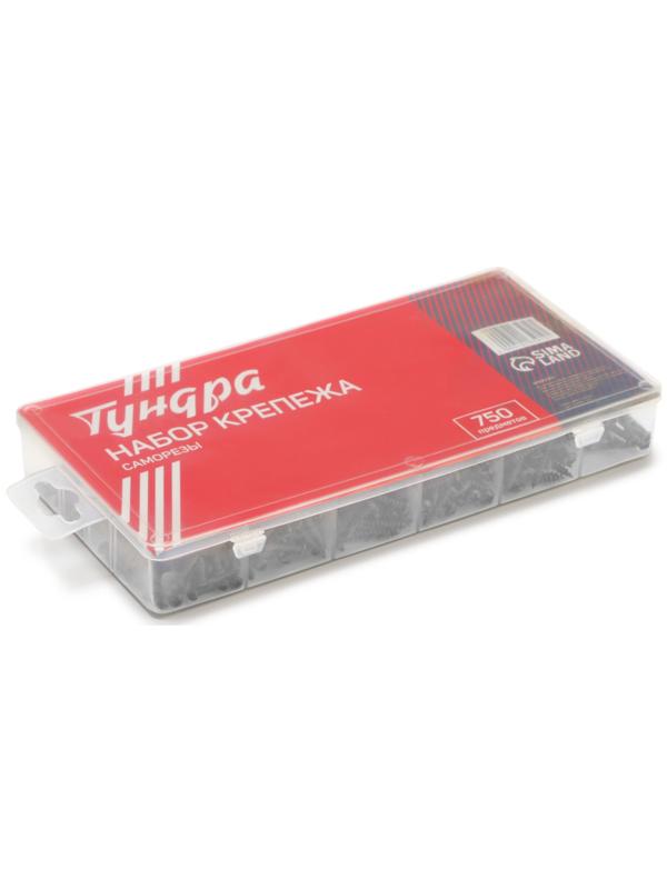 Набор саморезов ТУНДРА krep, 750 предметов