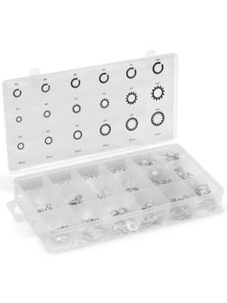 Набор гроверы и корончатые шайбы ТУНДРА krep, 720 предметов