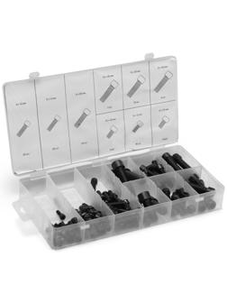 Набор болтов под шестигранник ТУНДРА krep, 106 предметов