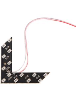 Повторитель поворота в зеркало TORSO, 12 В, 14 SMD, жёлтый свет