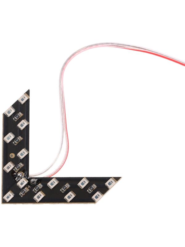 Повторитель поворота в зеркало TORSO, 12 В, 14 SMD, жёлтый свет