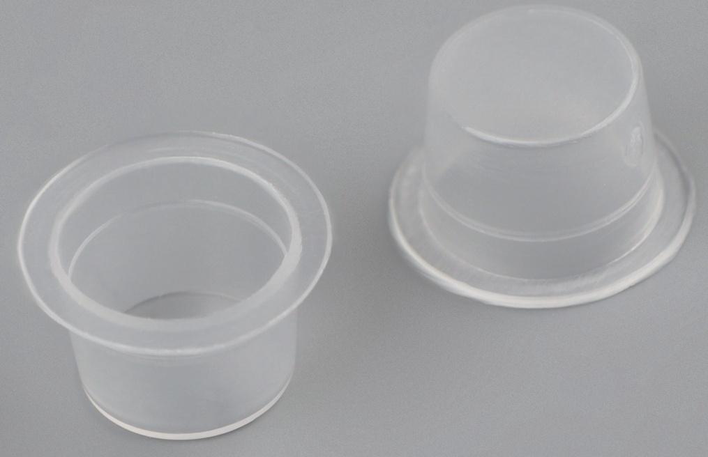 Колпачки для краски, d = 14 мм, набор - 25 шт, цвет прозрачный