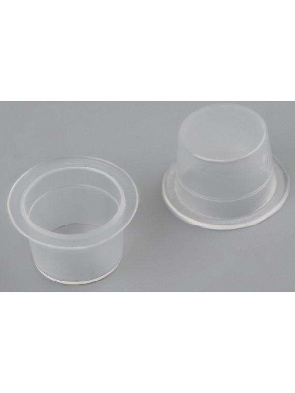 Колпачки для краски, d = 14 мм, набор - 25 шт, цвет прозрачный