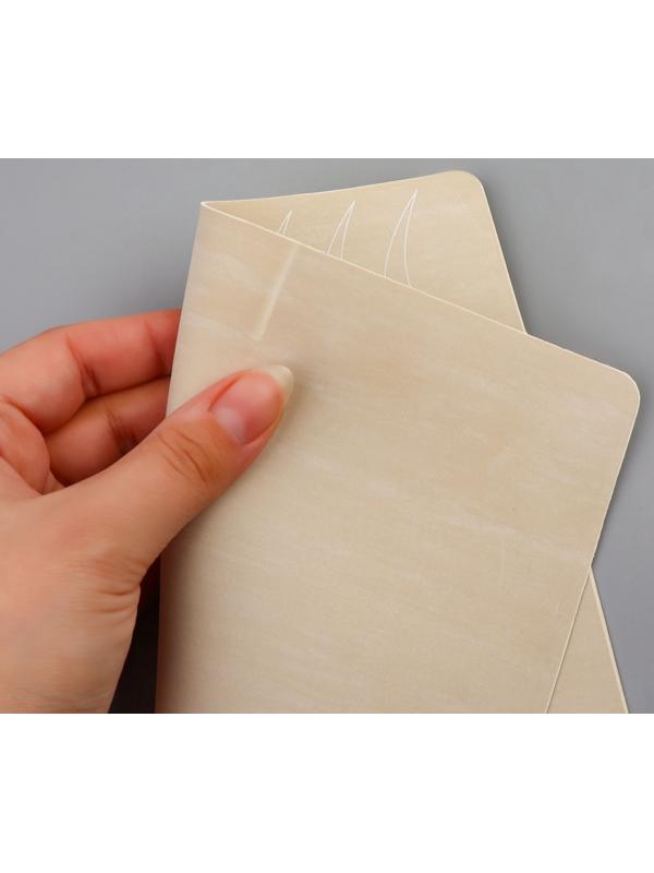 Искусственная кожа для тату и татуажа бровей, 19 × 14,5 см, цвет бежевый