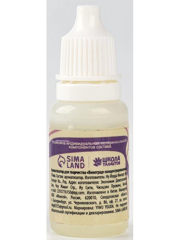 Ароматизатор для творчества «Виноград», концентрированный, 10 мл