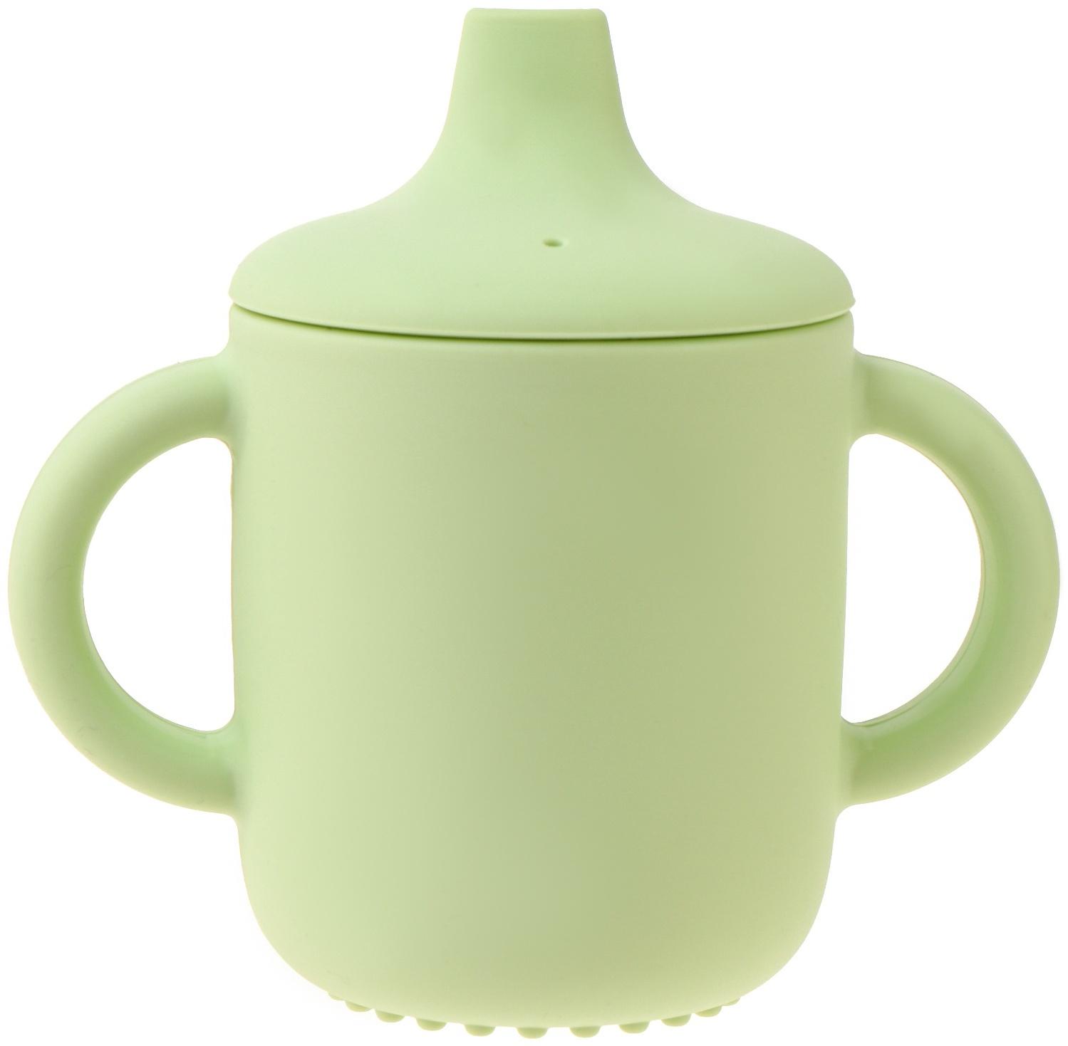 Поильник детский, с силиконовым носиком, с ручками, непроливайка, МИКС