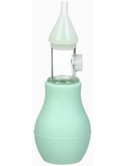 Аспиратор назальный Basic M&B, с колпачком, бирюзовый