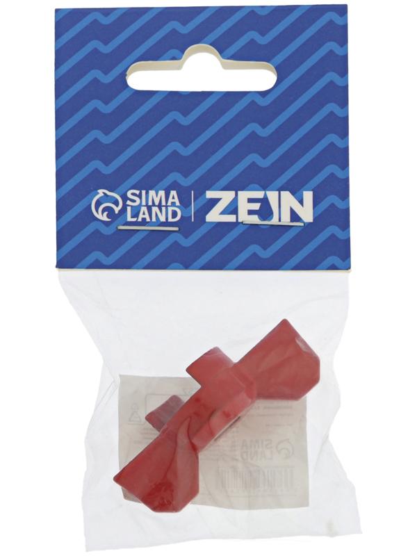 Ручка-бабочка для шарового крана ZEIN, усиленная, 1/2«-3/4», красная