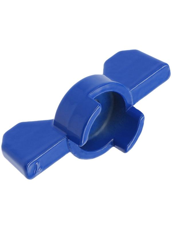 Ручка-бабочка для шарового крана ZEIN, усиленная, 1/2«-3/4», синяя