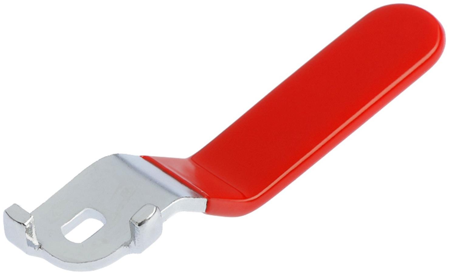 Ручка-рычаг для шарового крана ZEIN, усиленная, 1/2«-3/4», прорезиненная, красная