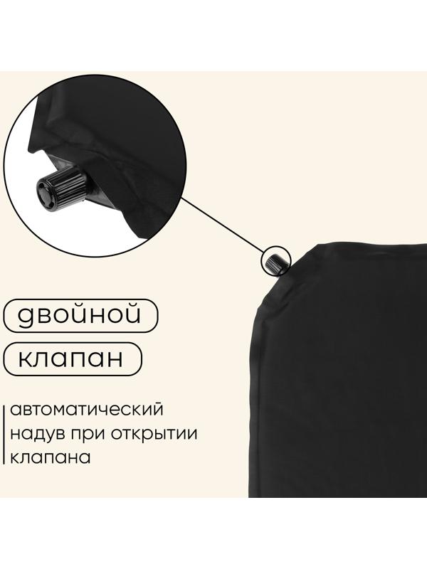 Коврик-сиденье туристический maclay,40×30×2.5 см, самонадувное