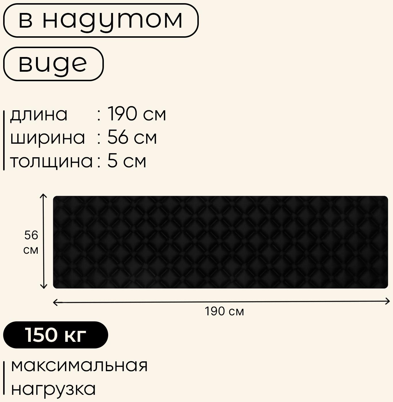 Матрас туристический maclay, 190х56х5 см
