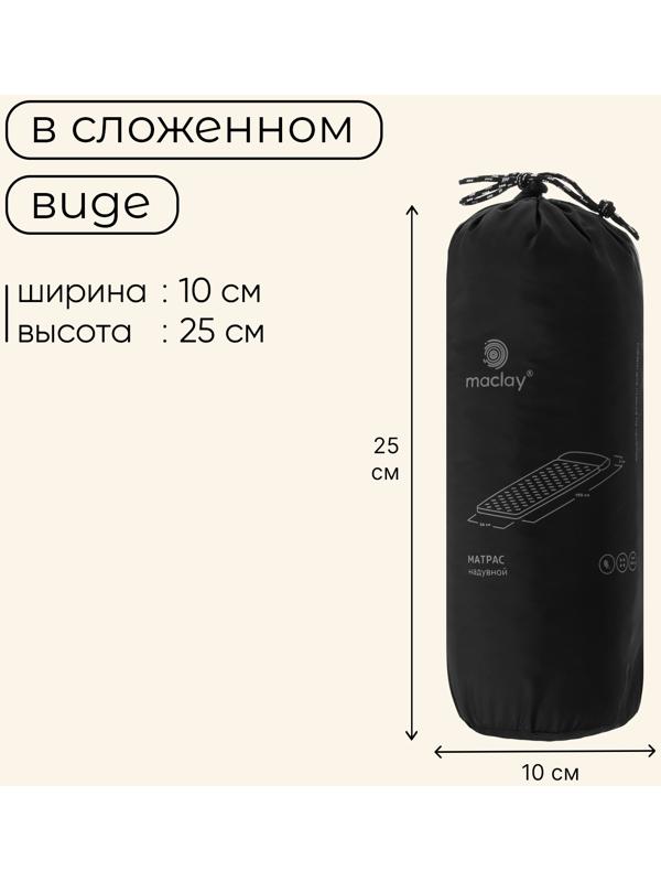 Матрас туристический maclay, 190х56х5 см