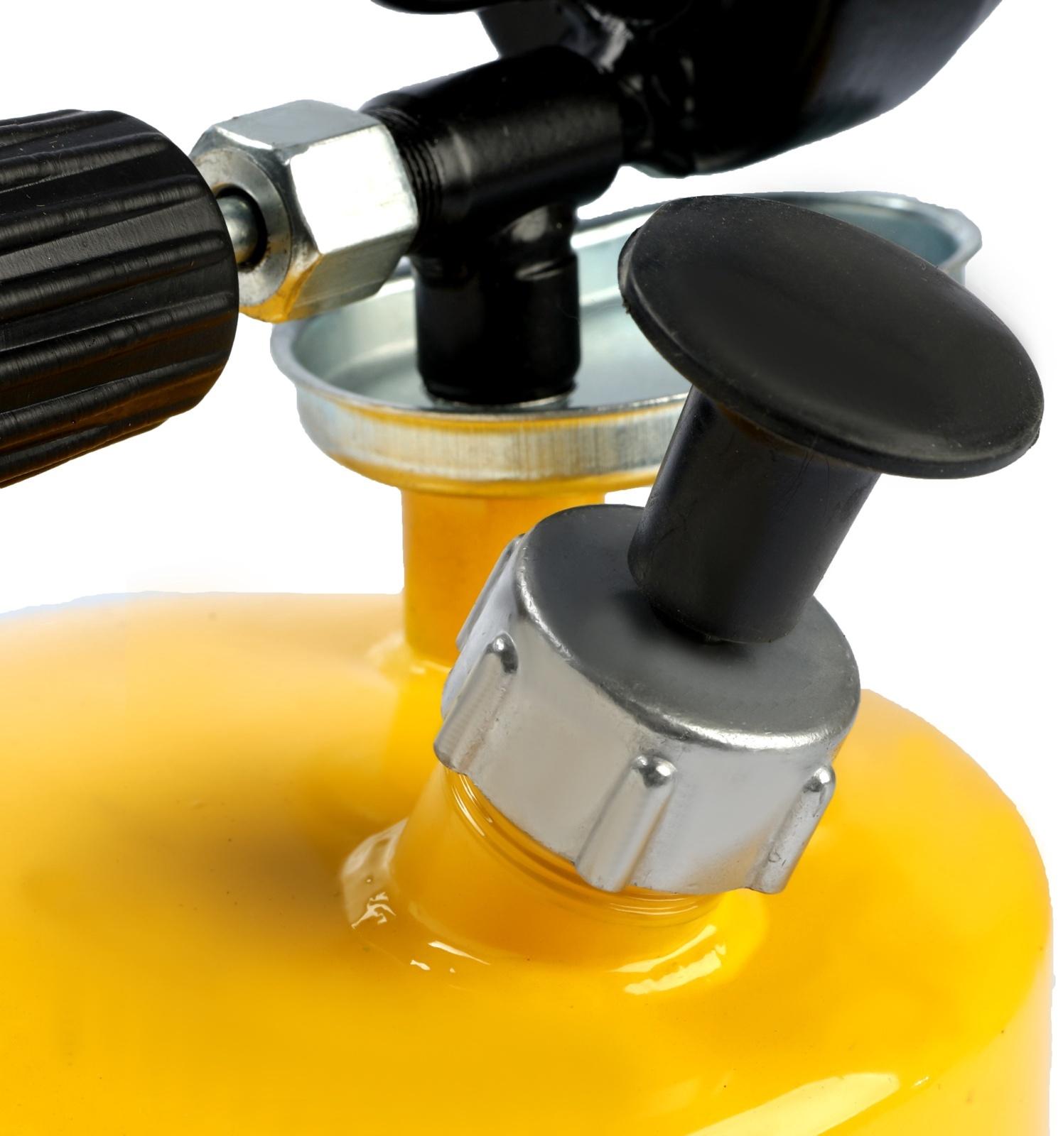 Лампа паяльная ТУНДРА, направленный факел пламени, расход <1.2 л/ч, АИ 92-95, объем 2 л