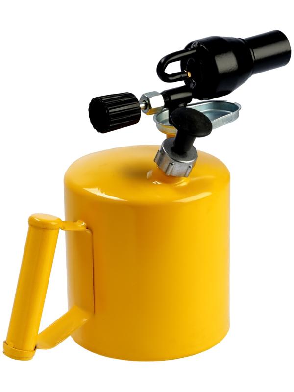 Лампа паяльная ТУНДРА, направленный факел пламени, расход <1.2 л/ч, АИ 92-95, объем 2 л