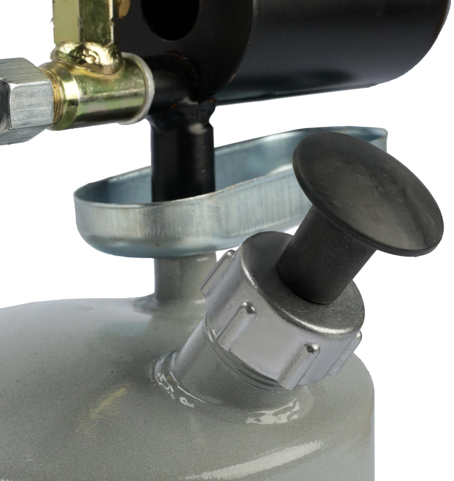 Лампа паяльная ТУНДРА, зауженный эжектор, расход <1.2 л/ч, АИ 92-95, объем 1.5 л