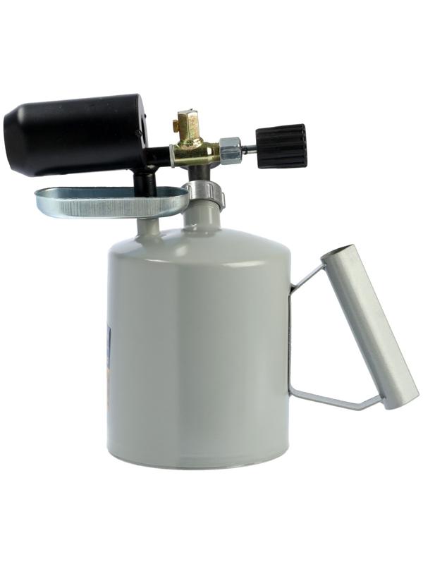 Лампа паяльная ТУНДРА, зауженный эжектор, расход <1.2 л/ч, АИ 92-95, объем 1.5 л