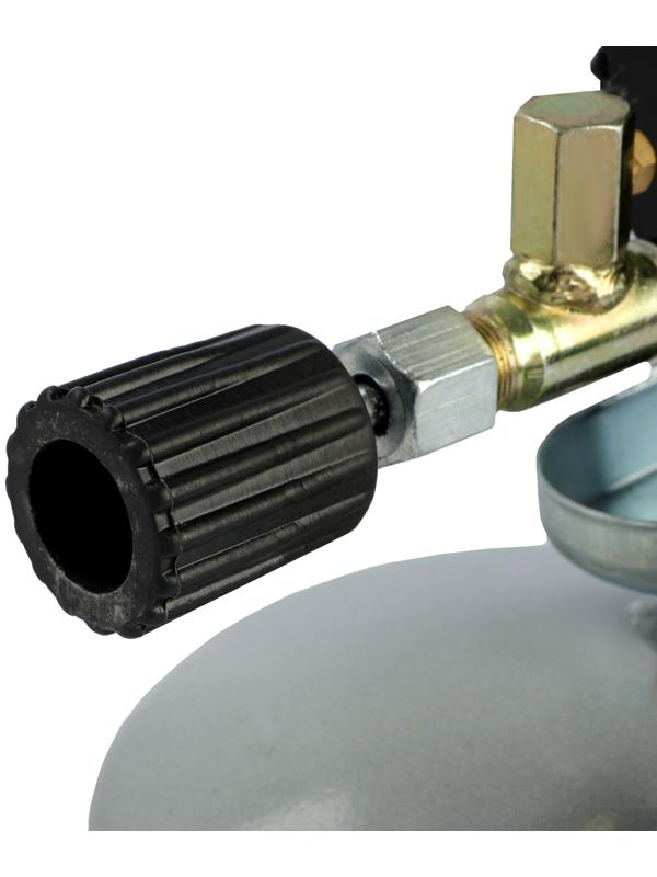 Лампа паяльная ТУНДРА, зауженный эжектор, расход <1.2 л/ч, АИ 92-95, объем 1.5 л