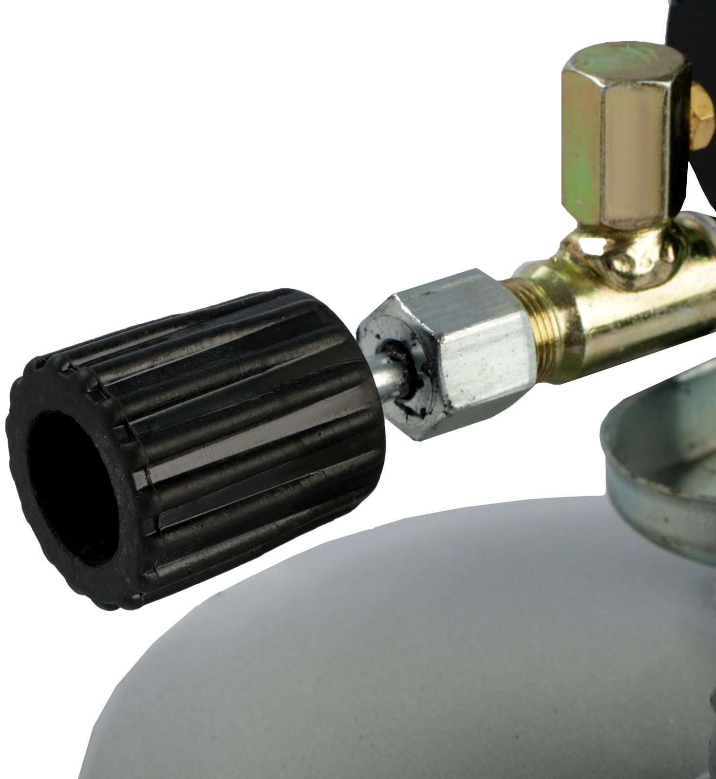 Лампа паяльная ТУНДРА, зауженный эжектор, расход <1.2 л/ч, АИ 92-95, объем 2 л