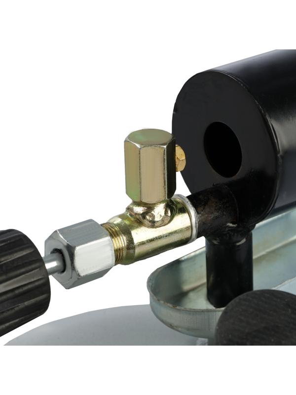 Лампа паяльная ТУНДРА, зауженный эжектор, расход <1.2 л/ч, АИ 92-95, объем 2 л