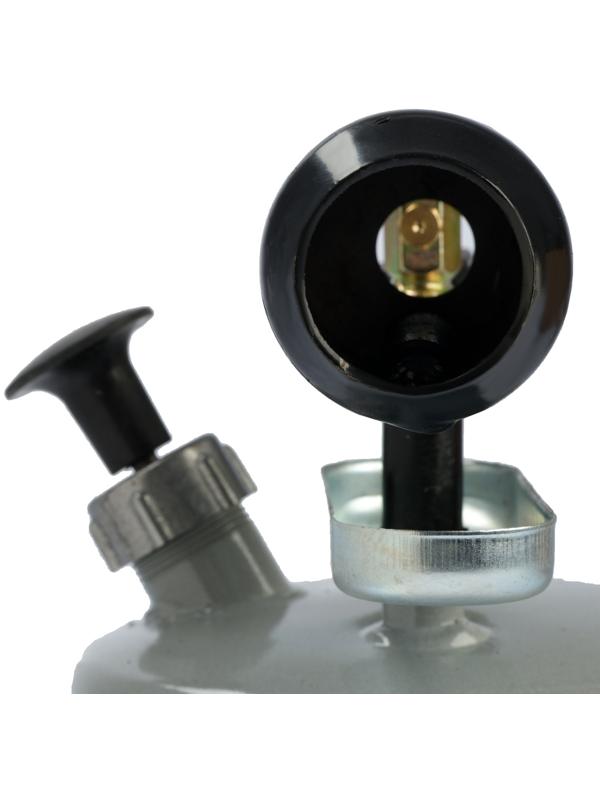 Лампа паяльная ТУНДРА, зауженный эжектор, расход <1.2 л/ч, АИ 92-95, объем 2 л